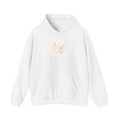Gold Geometric W Logo Hoodie | Minimal Monogram Sweatshirt