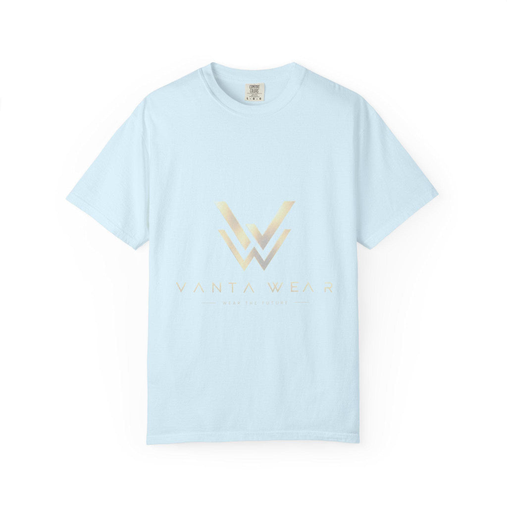Vanta gold foil logo T-Shirt | minimalist monogram tee