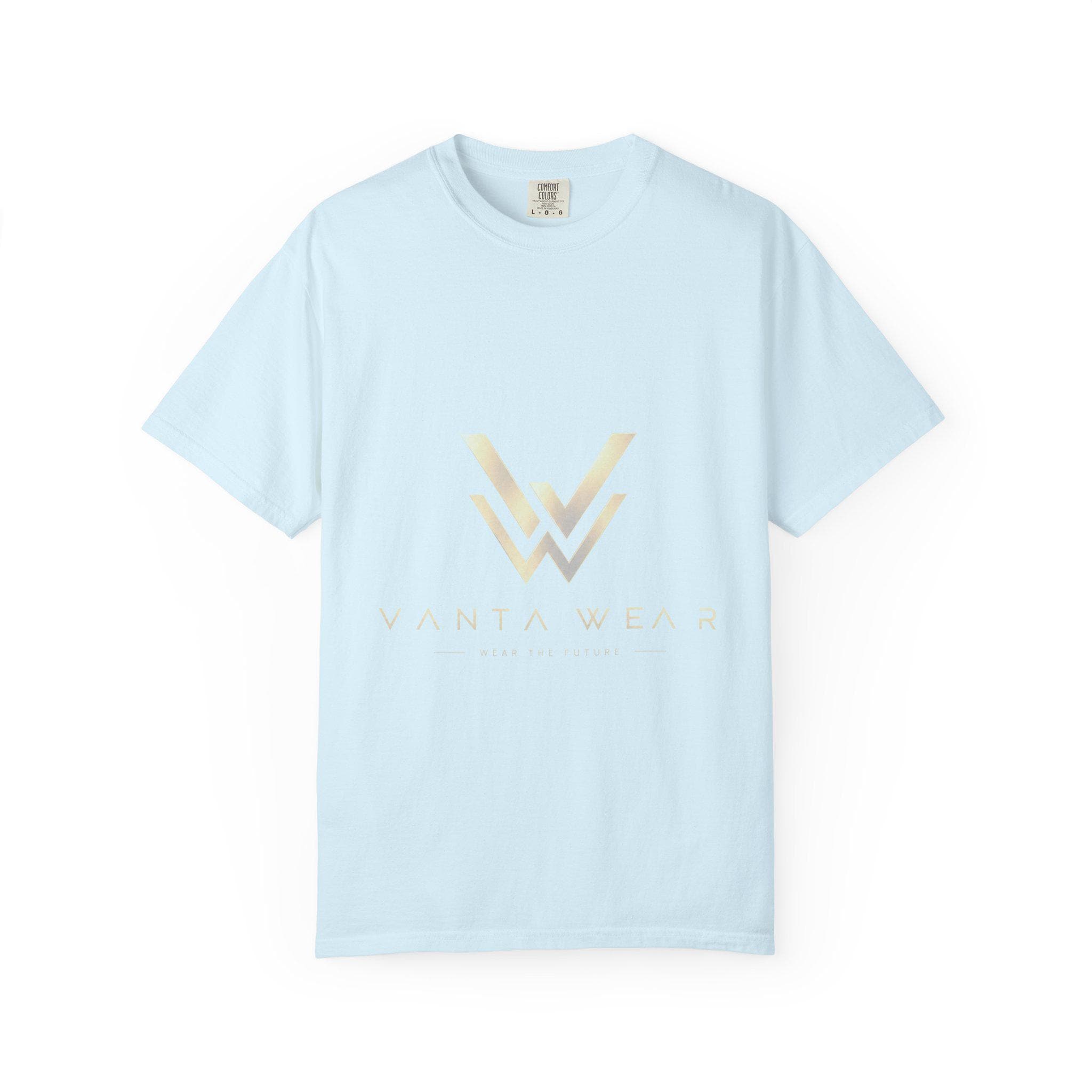 Vanta gold foil logo T-Shirt | minimalist monogram tee
