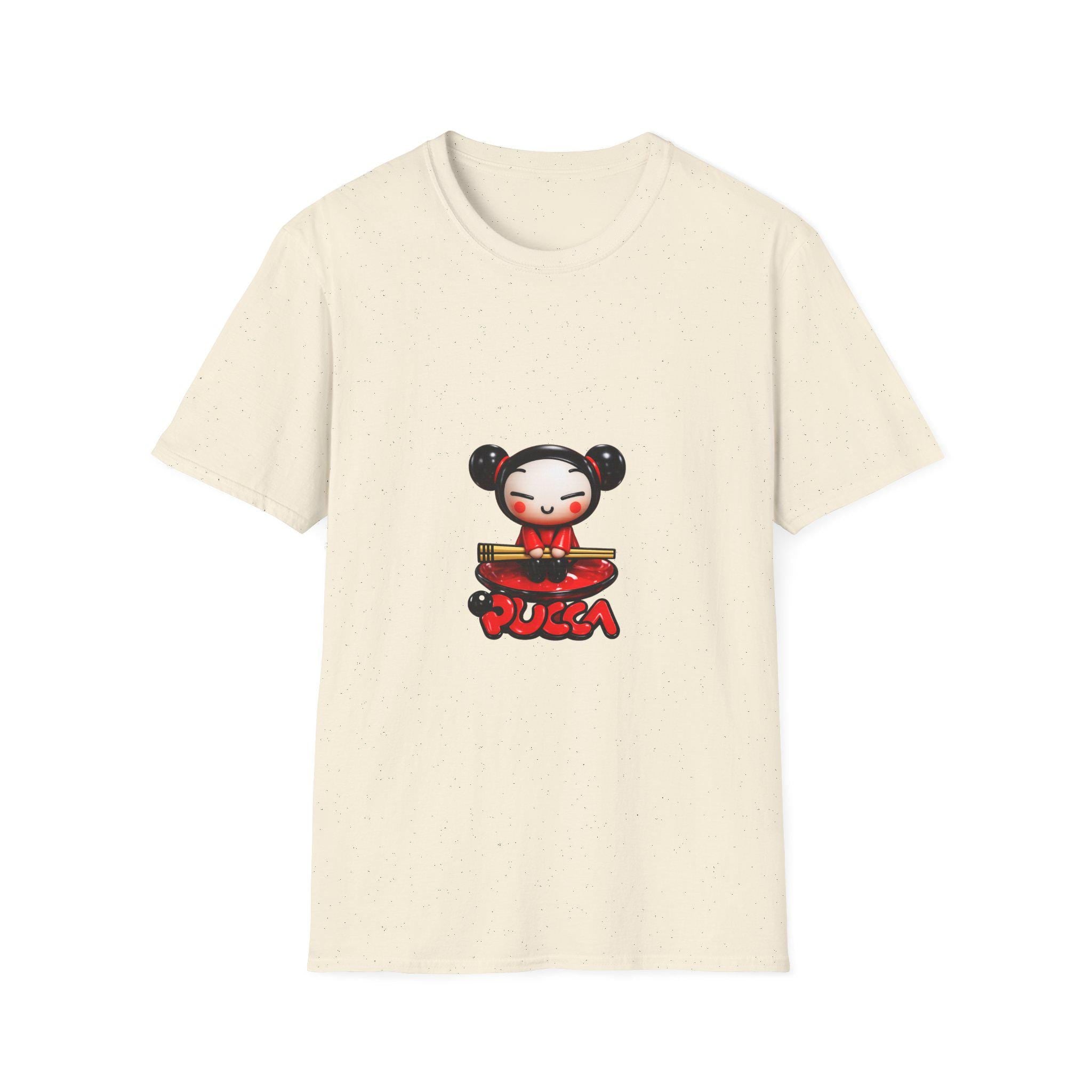 Pucca Character T-Shirt | Chibi Style Illustration Tee