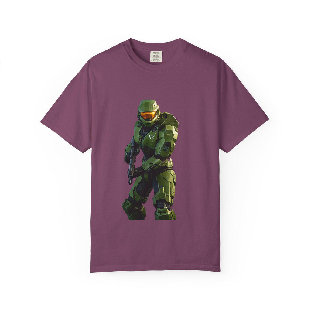 Master Chief Spartan Armor T-shirt | Sci-Fi Video Game Soldier Tee
