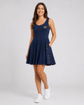 Vanta Wear Sleeveless Fit-and-Flare Dress: Modern Streetwear Style