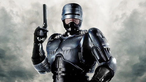 CGI Robocop Inspired Hoodie: Cybernetic Armour Sci-Fi Graphic Streetwear