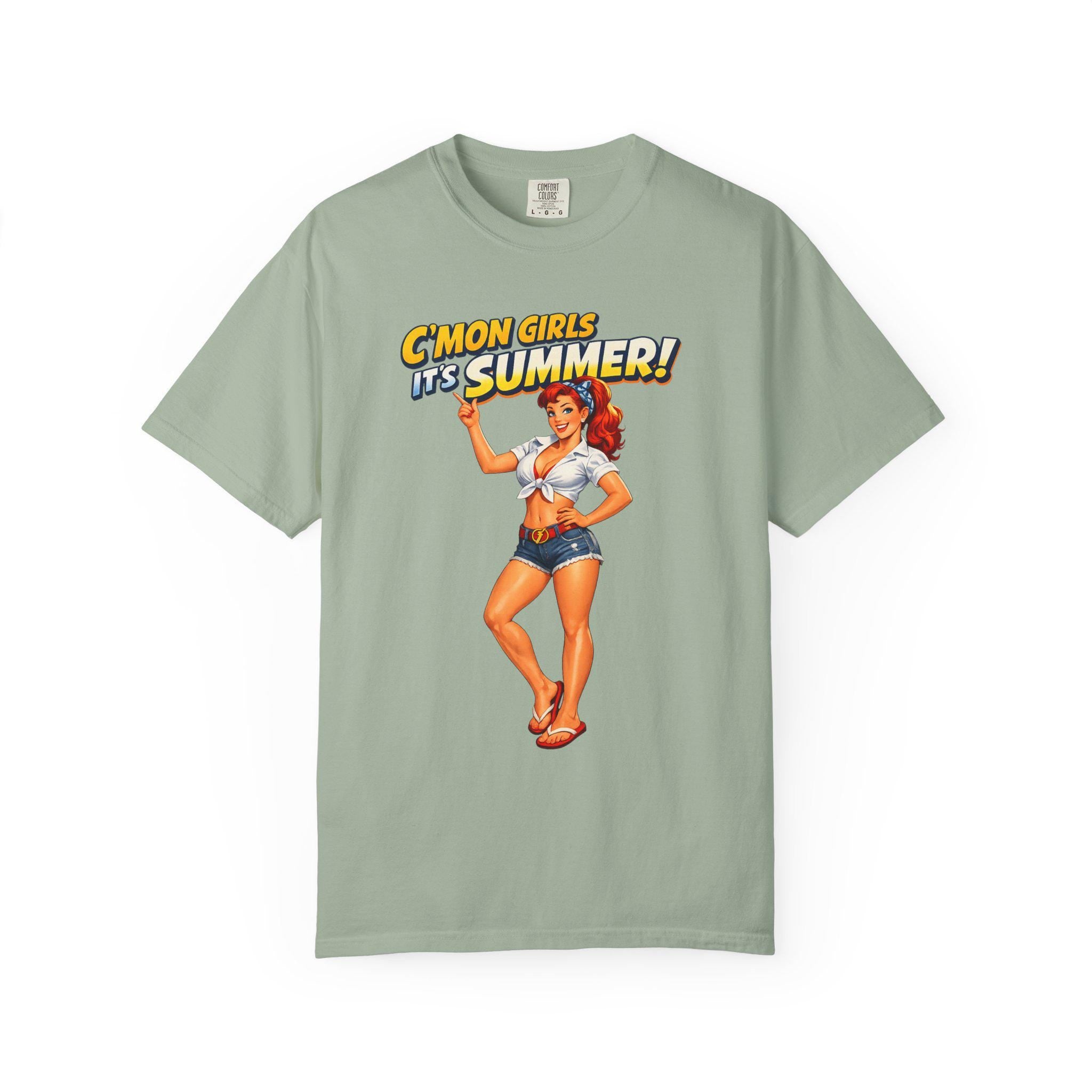 C'mon Girls It's Summer pinup tee | T-Shirt