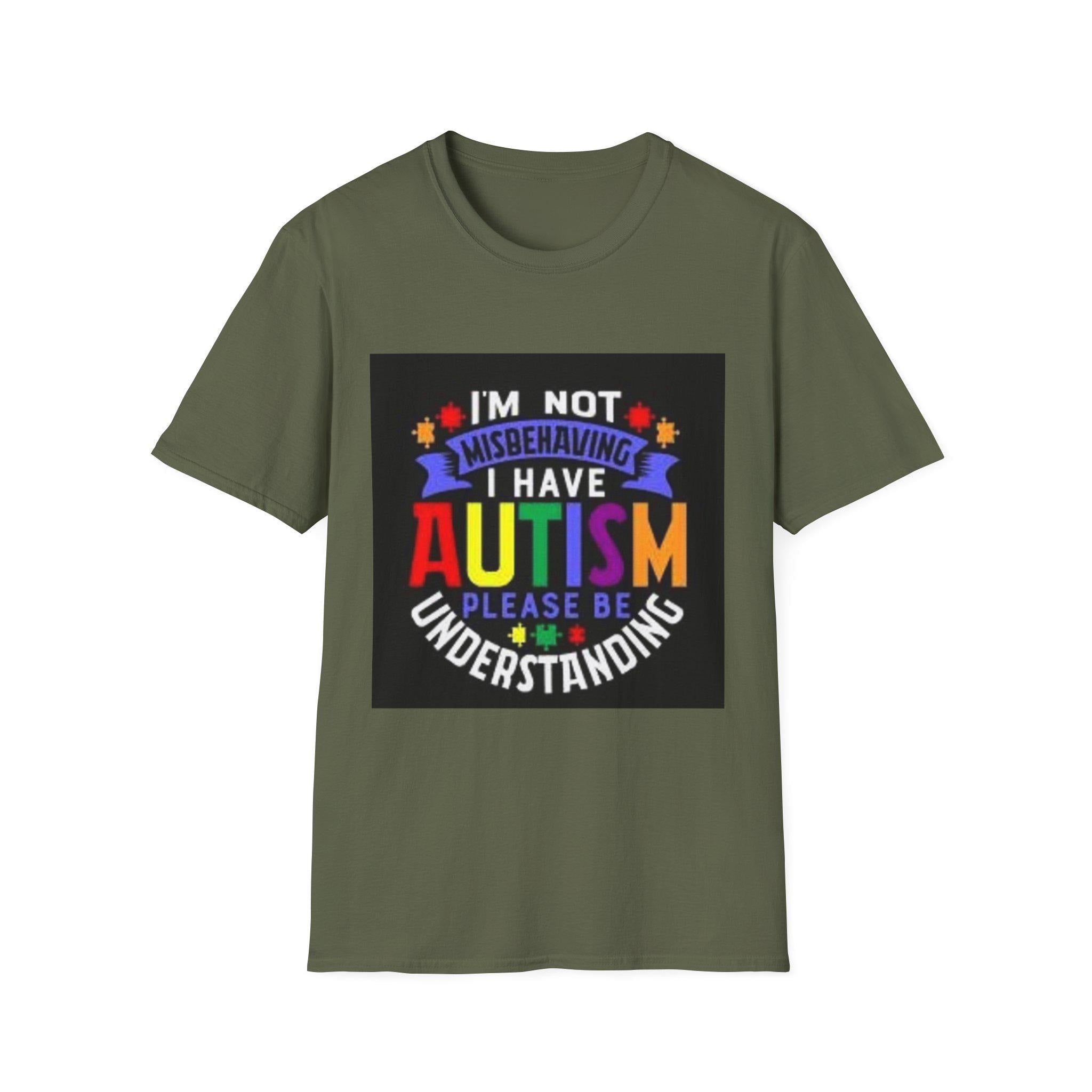 Autism Awareness Tee: I'm Not Misbehaving, Please Be Understanding