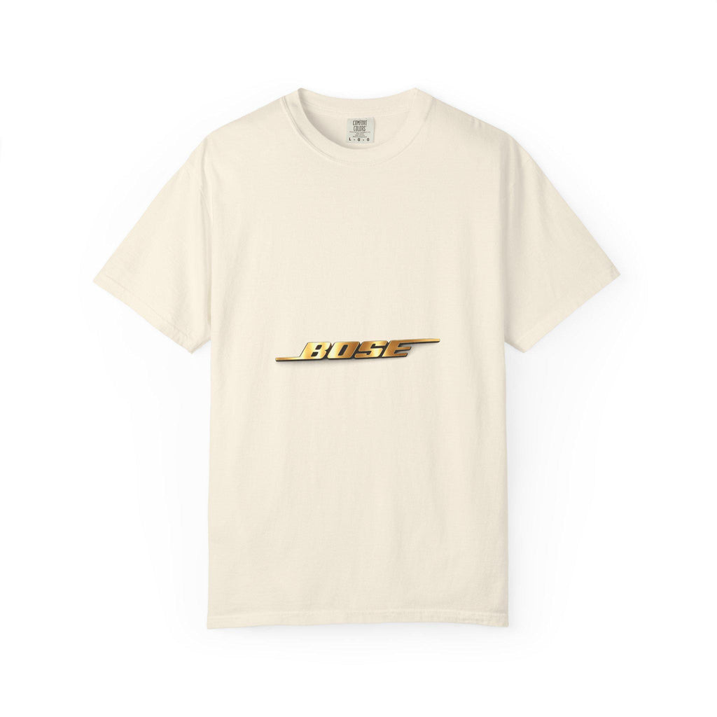 Retro Gold 'BOSS' Lightning Logo T-shirt | Vintage Moto Graphic