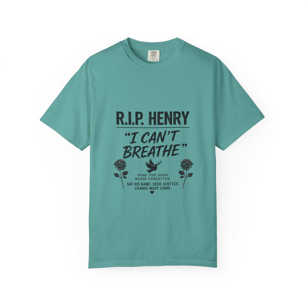R.I.P. Henry "I Can't Breathe" Tee | Memorial Justice Awareness T-Shirt