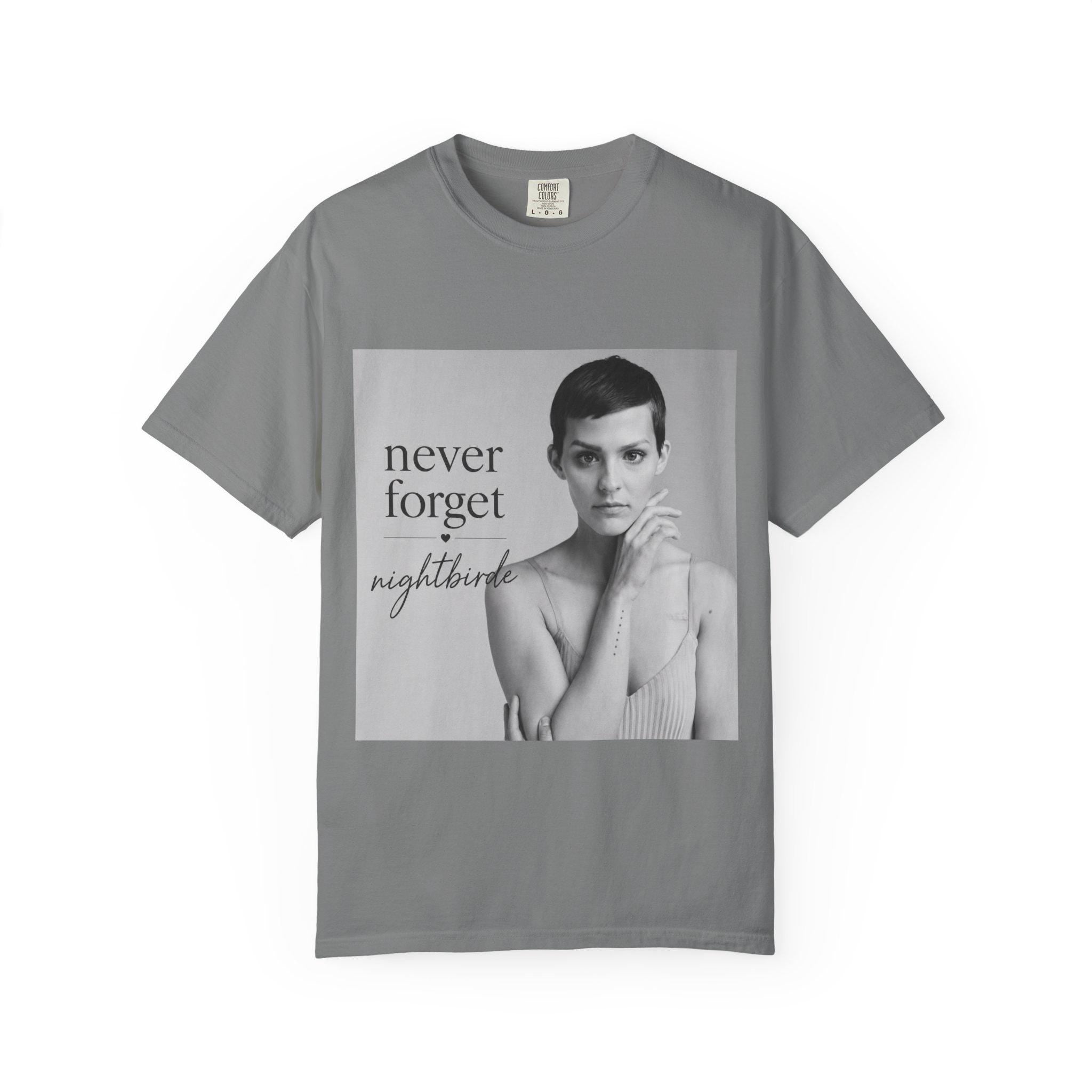 Never Forget Nightbirde T-shirt | Vintage Photo Band Tee