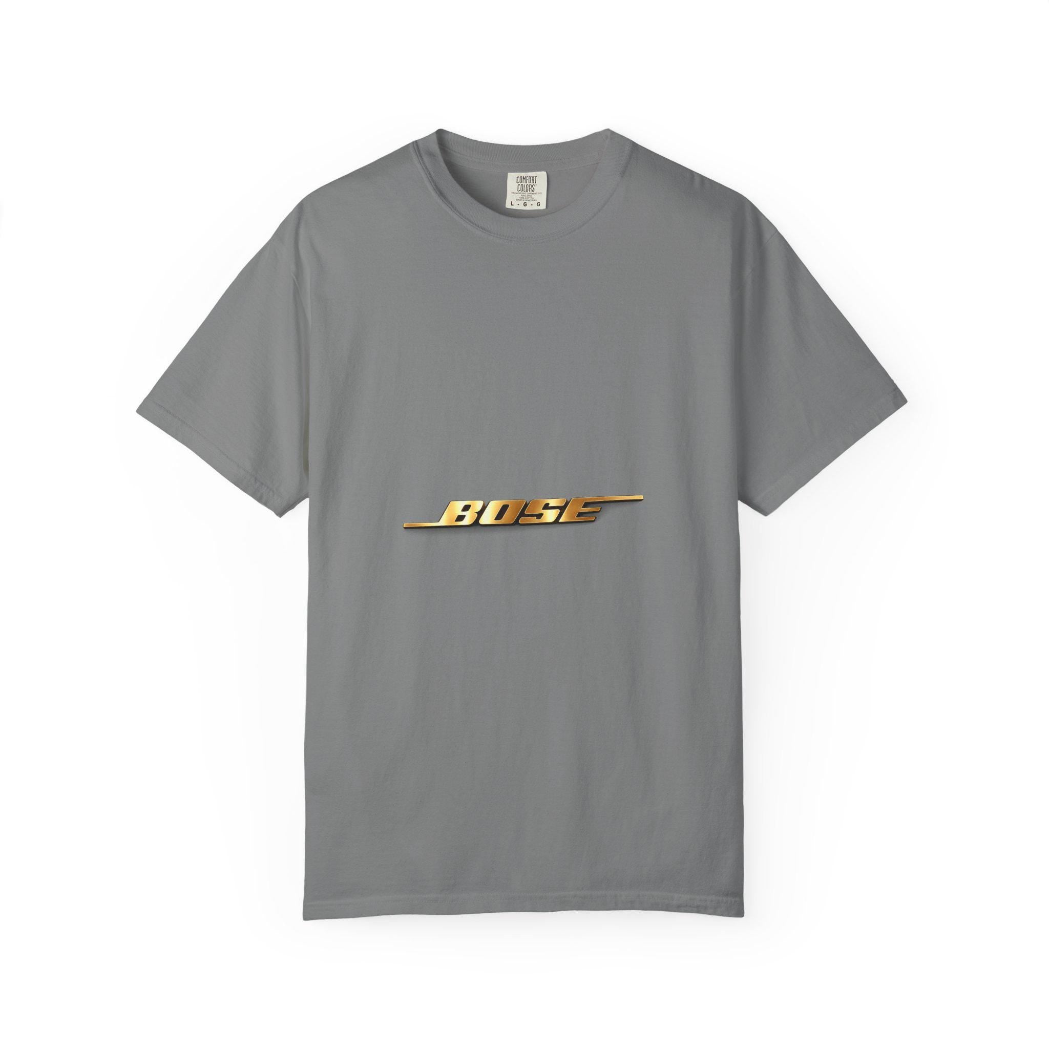 Retro Gold 'BOSS' Lightning Logo T-shirt | Vintage Moto Graphic