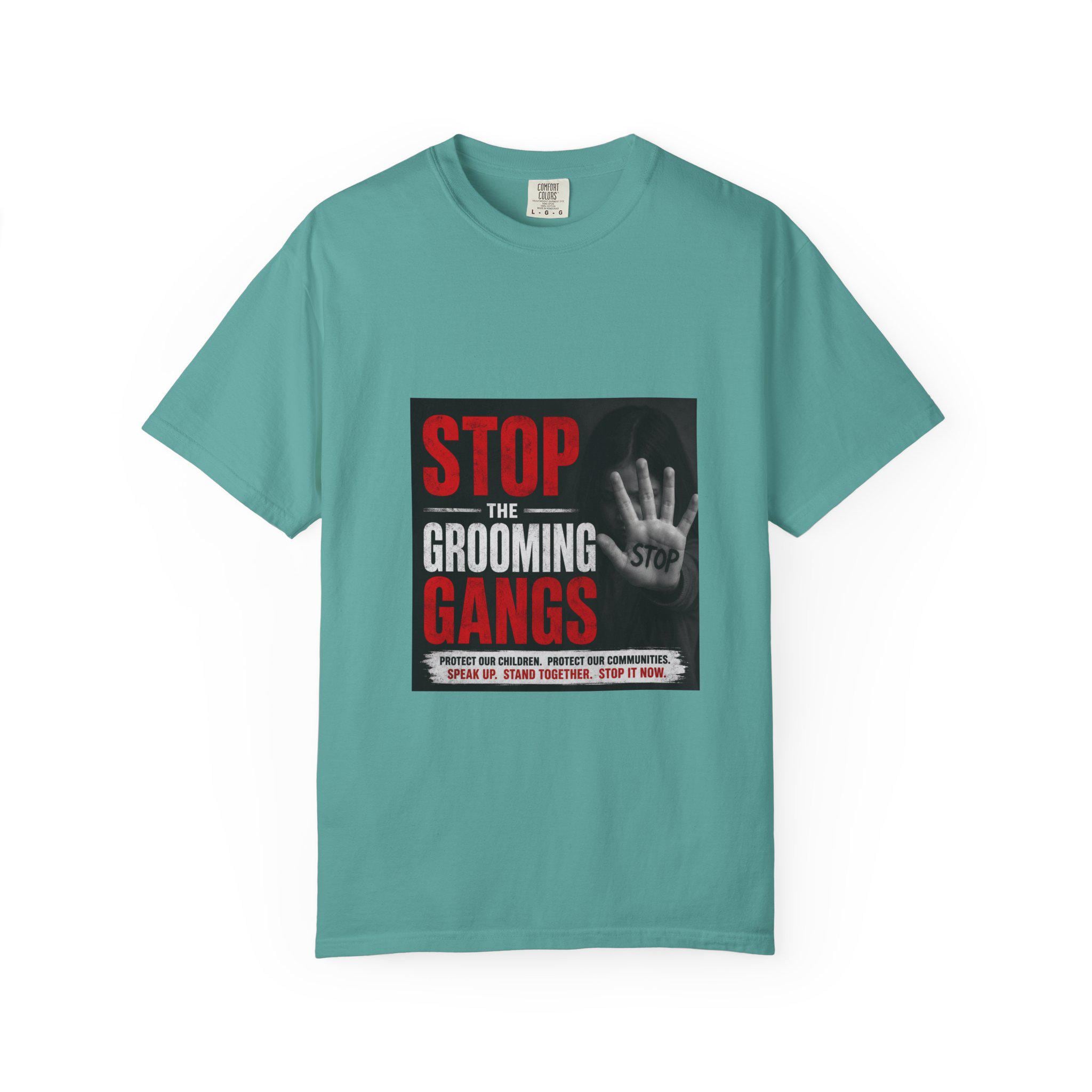 Stop the Grooming Gangs T-shirt | Anti-Grooming Awareness Tee