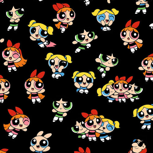Cartoon Supergirl Trio T-Shirt Dress | All-Over Print