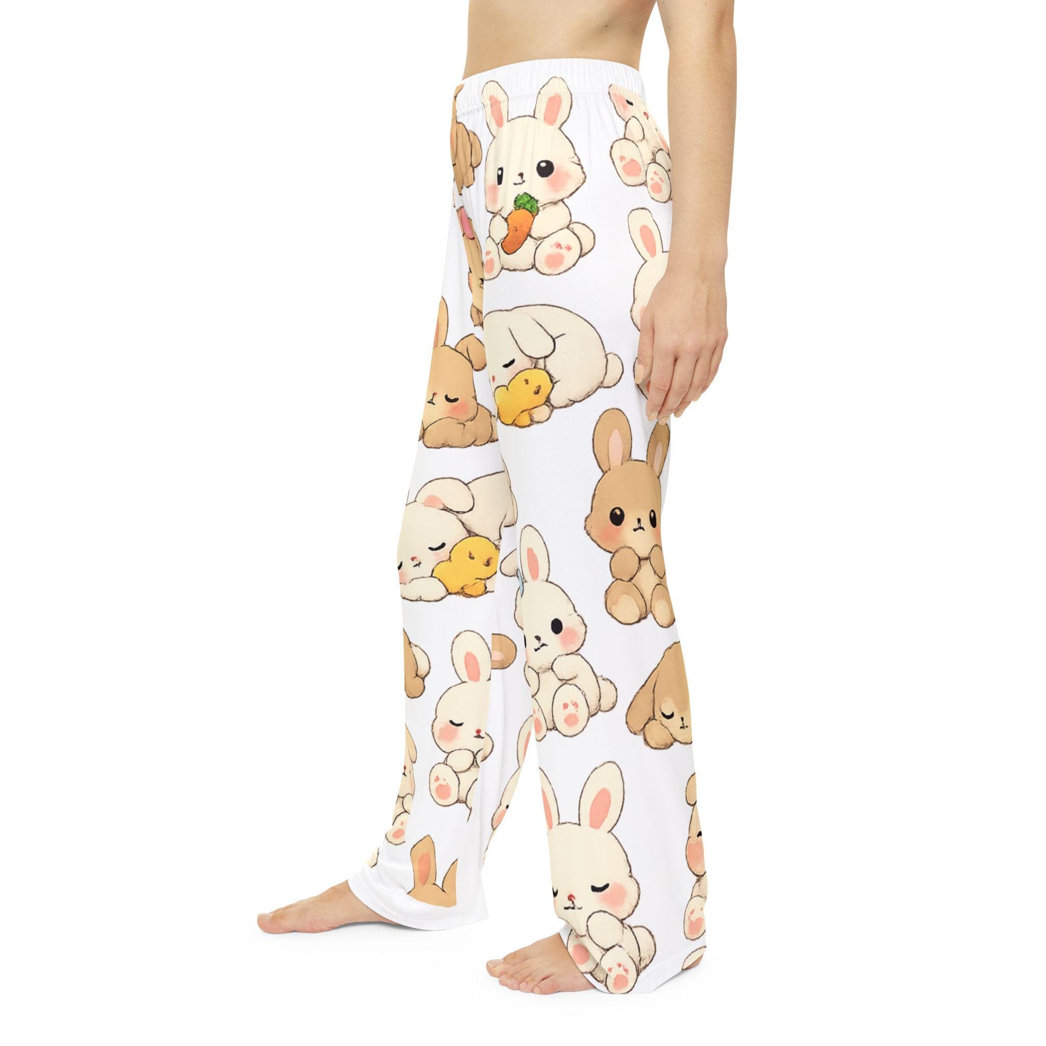 Sleeping Bunnies Pajama Pants | Whimsical All-Over Print Lounge Bottoms