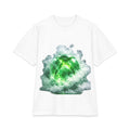 Green Cloud Xbox Logo T-Shirt | Gaming Console Graphic Tee