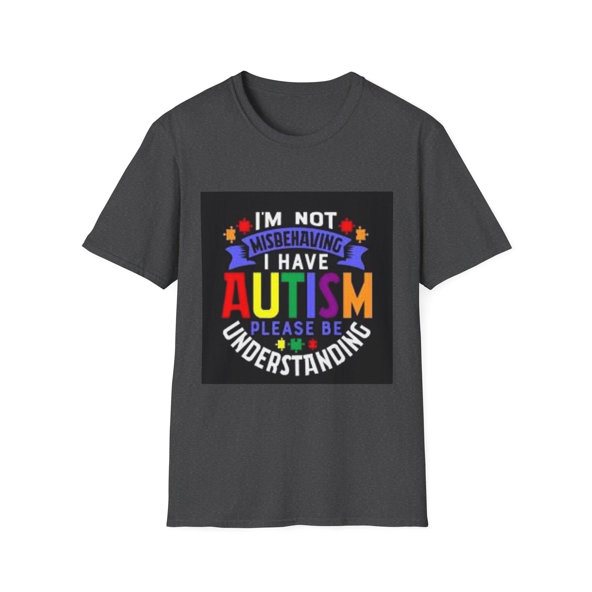 Autism Awareness Tee: I'm Not Misbehaving, Please Be Understanding