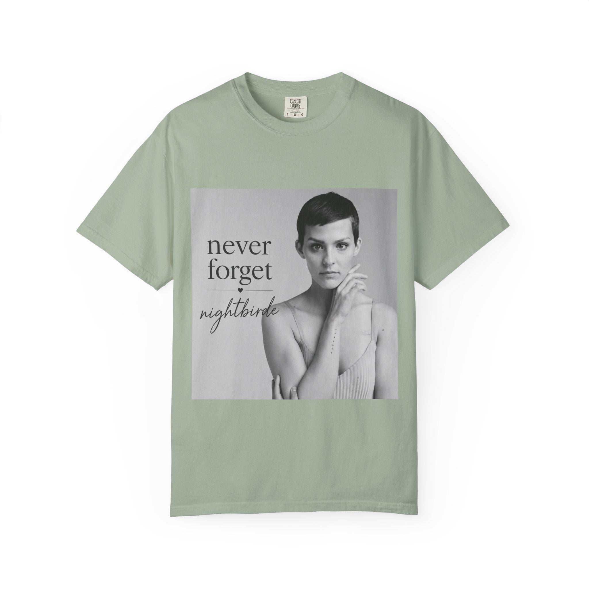 Never Forget Nightbirde T-shirt | Vintage Photo Band Tee