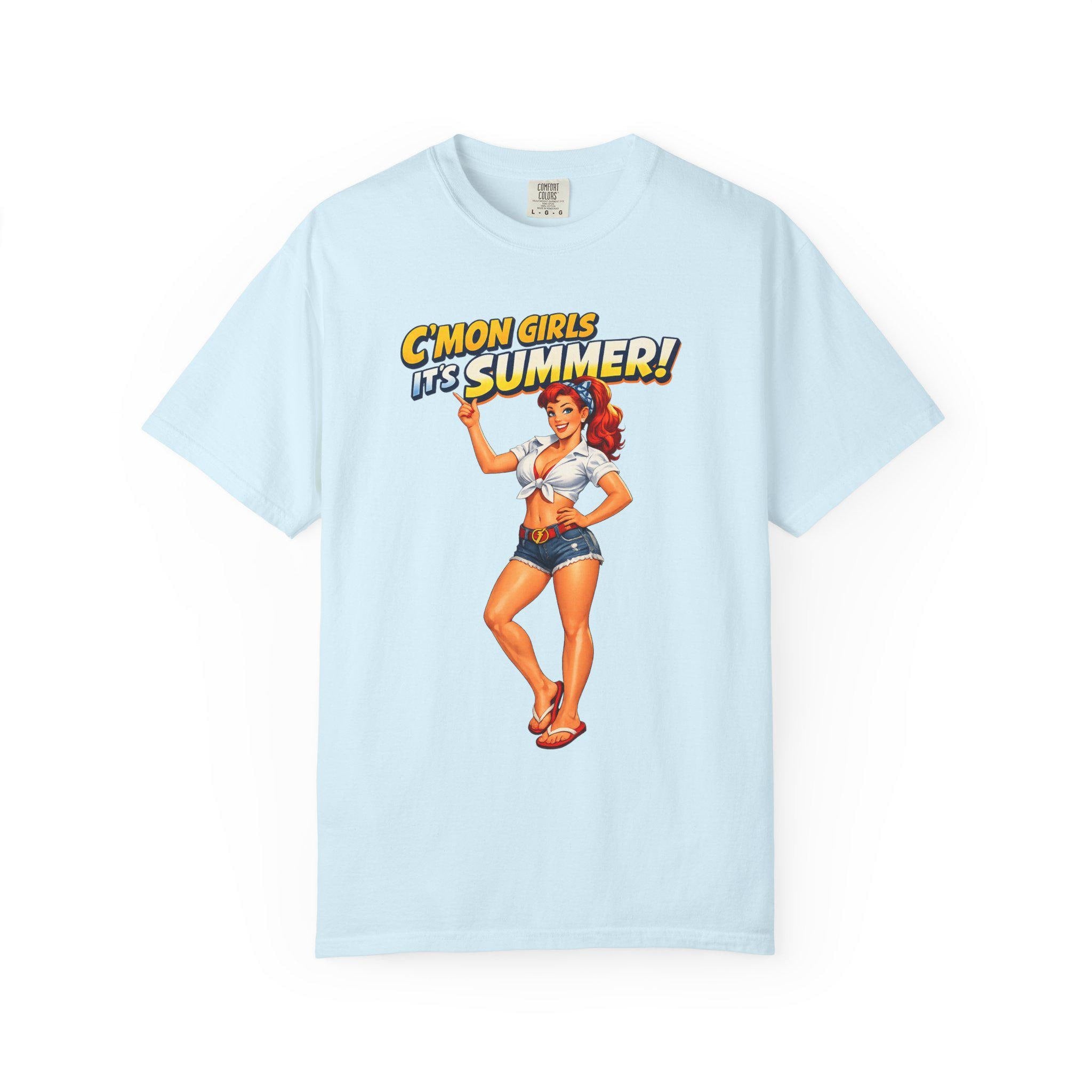 C'mon Girls It's Summer pinup tee | T-Shirt