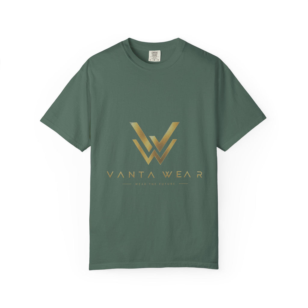 Vanta gold foil logo T-Shirt | minimalist monogram tee