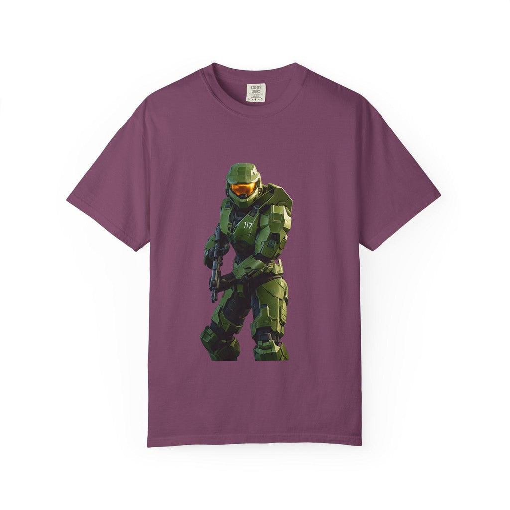 Master Chief Spartan Armor T-shirt | Sci-Fi Video Game Soldier Tee