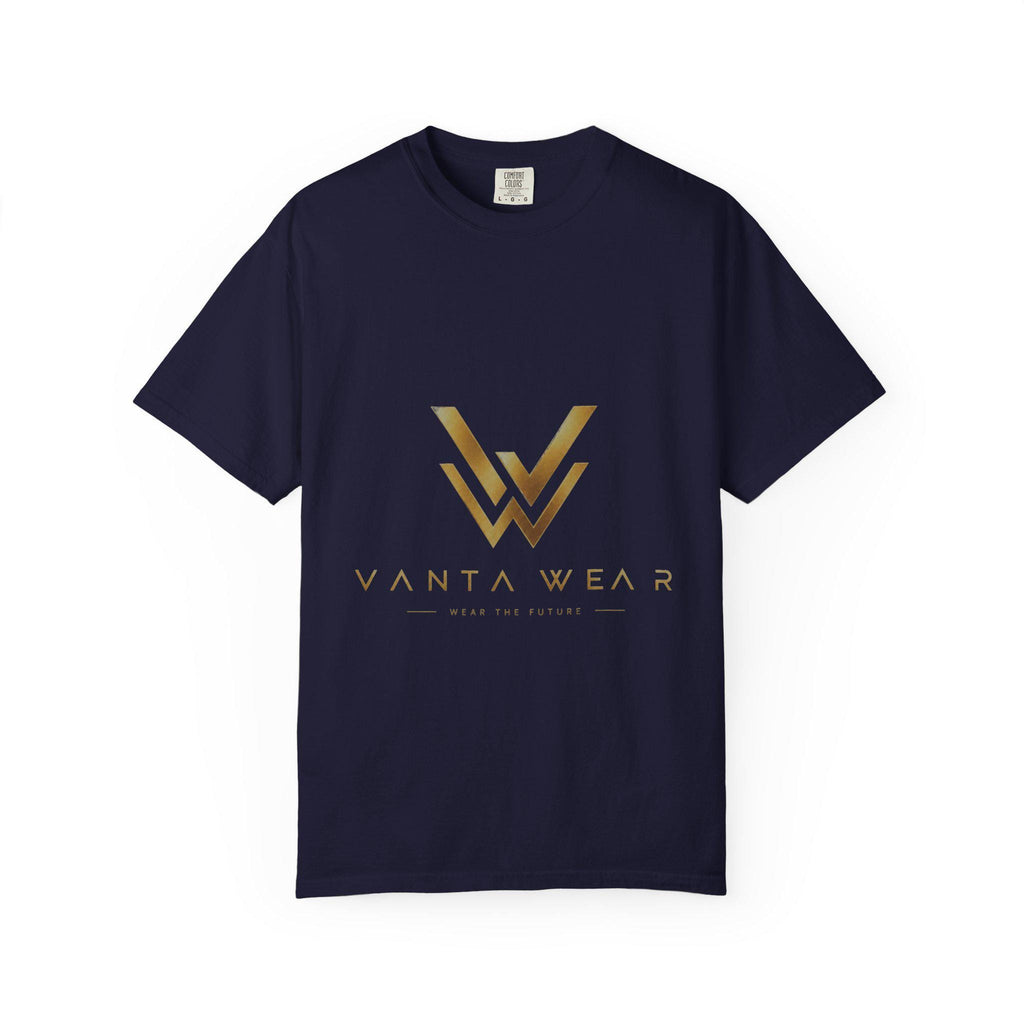 Vanta gold foil logo T-Shirt | minimalist monogram tee