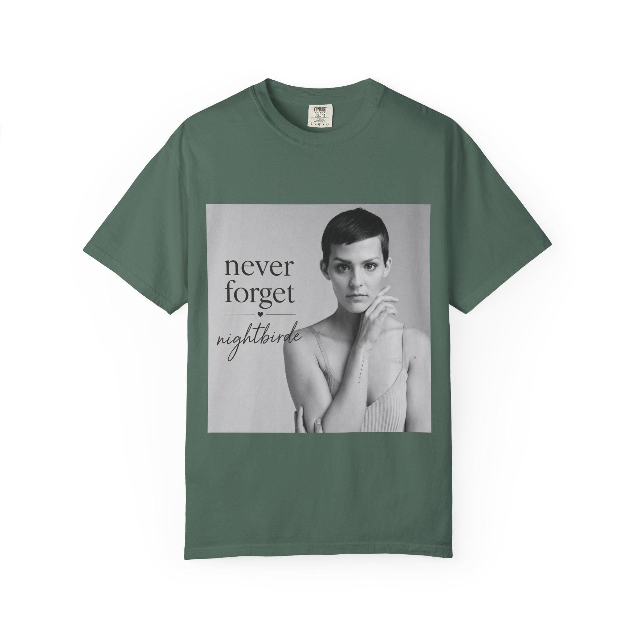 Never Forget Nightbirde T-shirt | Vintage Photo Band Tee