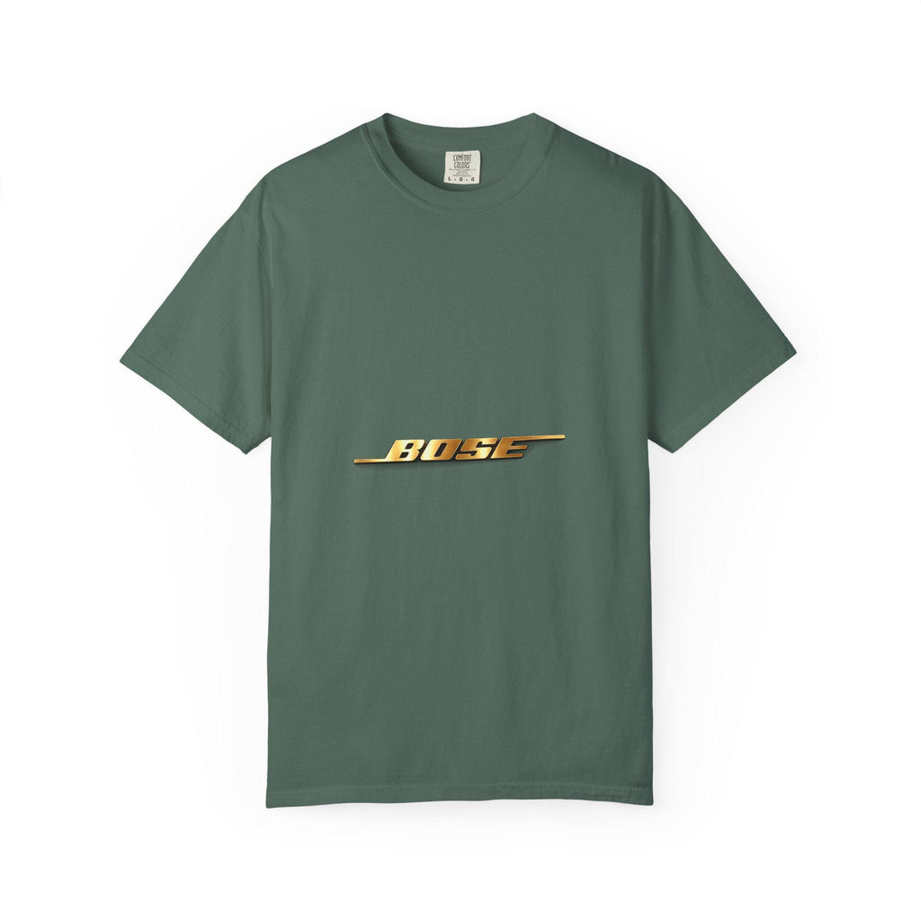 Retro Gold 'BOSS' Lightning Logo T-shirt | Vintage Moto Graphic