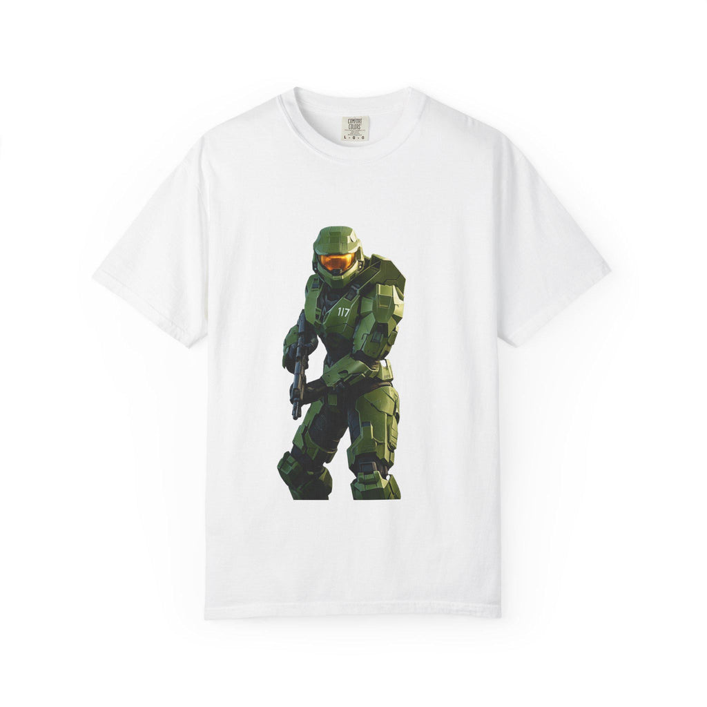 Master Chief Spartan Armor T-shirt | Sci-Fi Video Game Soldier Tee