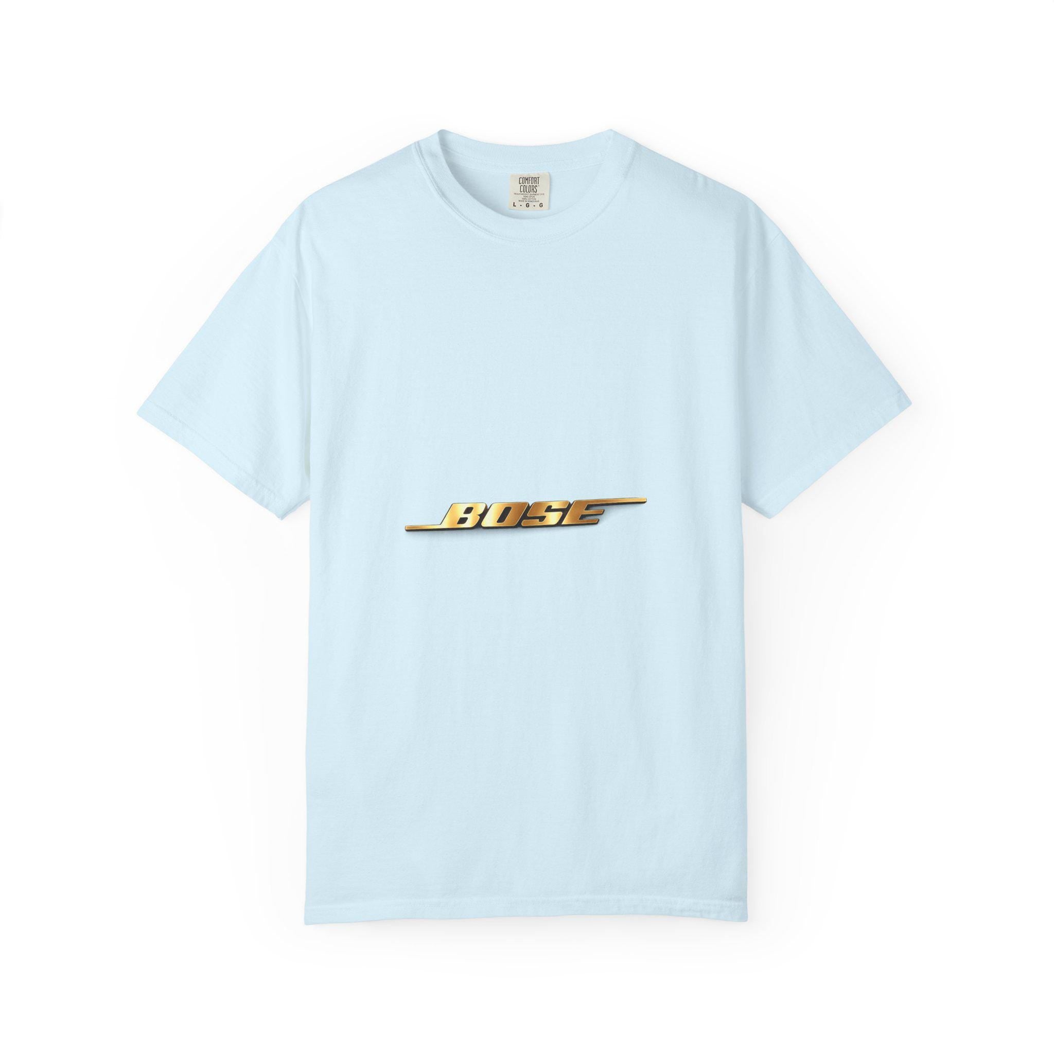 Retro Gold 'BOSS' Lightning Logo T-shirt | Vintage Moto Graphic