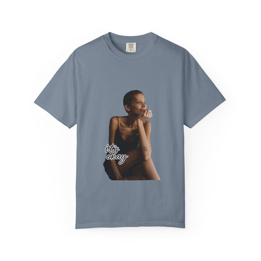 Minimal Model Portrait T-Shirt | Chic Female Photo Tee