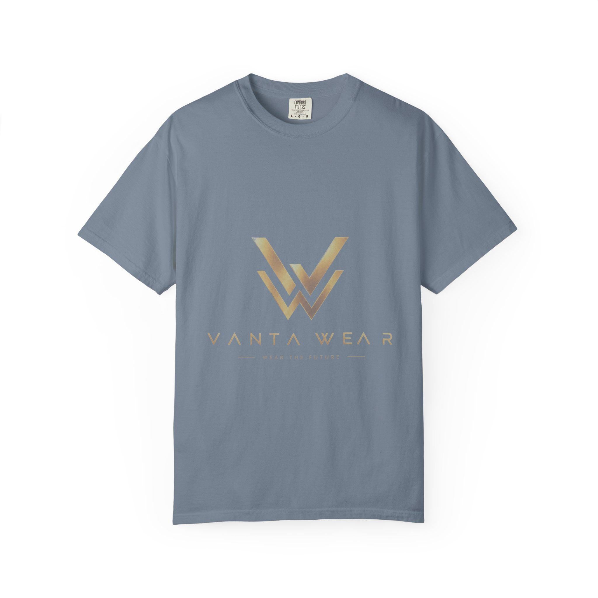 Vanta gold foil logo T-Shirt | minimalist monogram tee