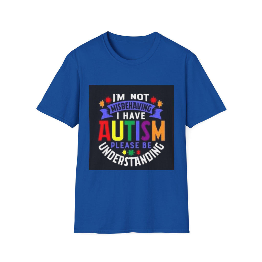 Autism Awareness Tee: I'm Not Misbehaving, Please Be Understanding