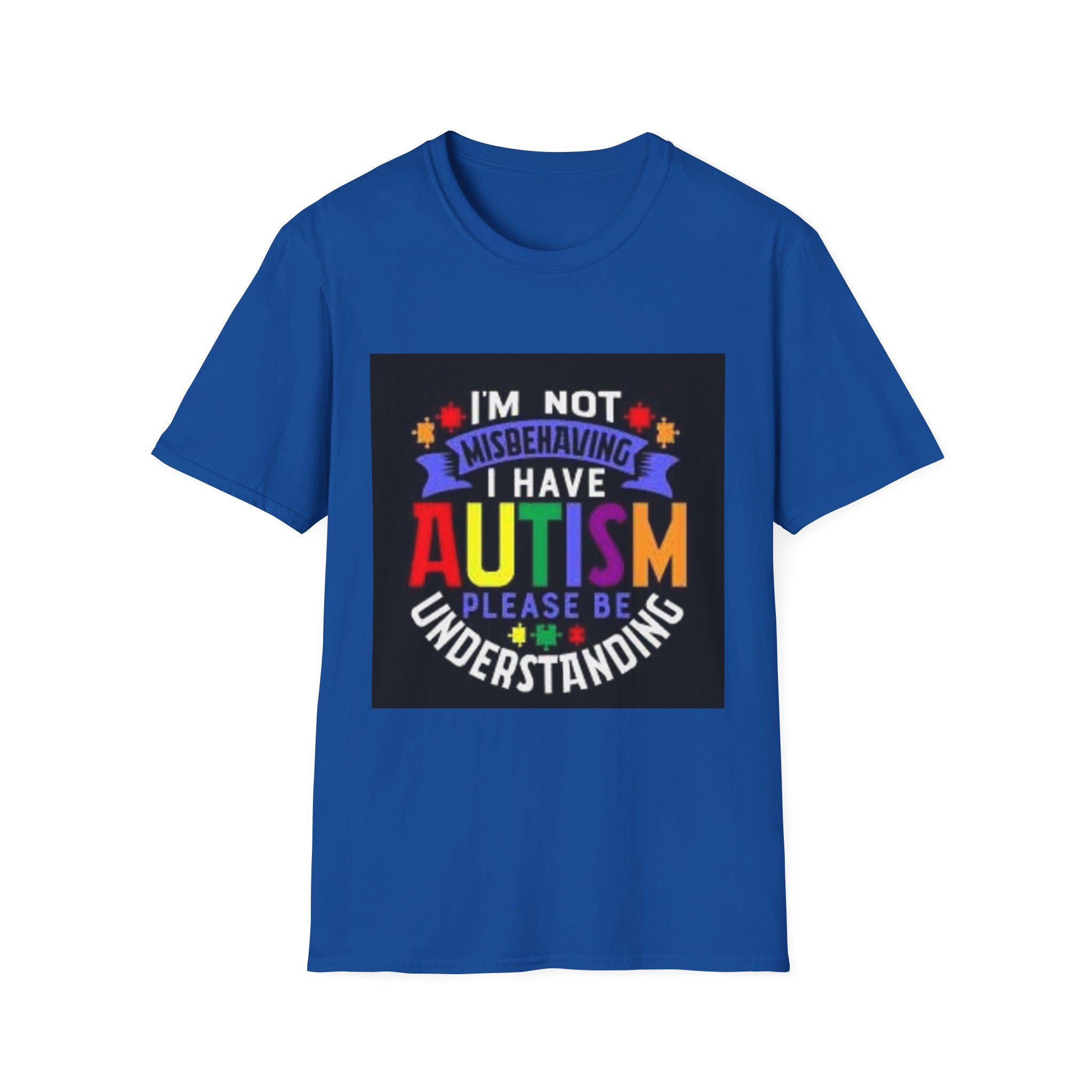 Autism Awareness Tee: I'm Not Misbehaving, Please Be Understanding