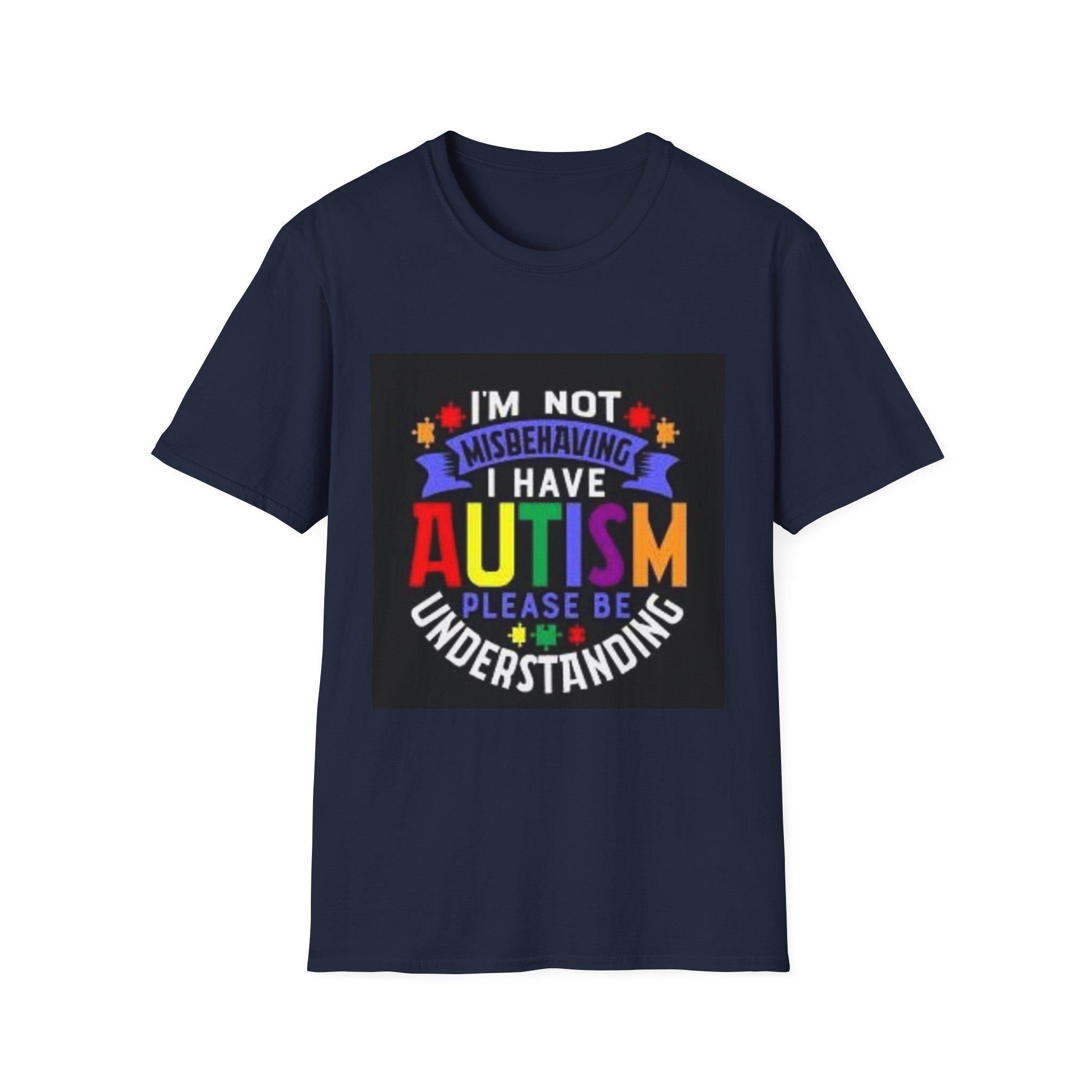 Autism Awareness Tee: I'm Not Misbehaving, Please Be Understanding