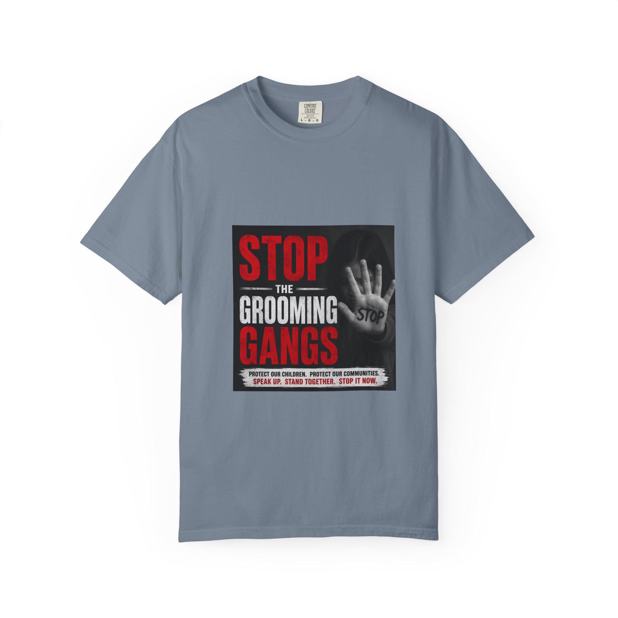 Stop the Grooming Gangs T-shirt | Anti-Grooming Awareness Tee