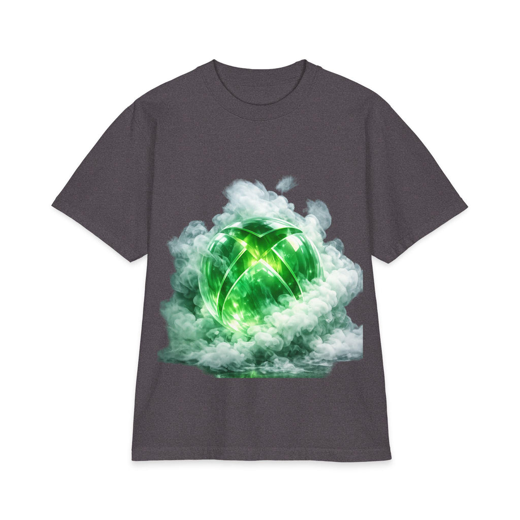 Green Cloud Xbox Logo T-Shirt | Gaming Console Graphic Tee