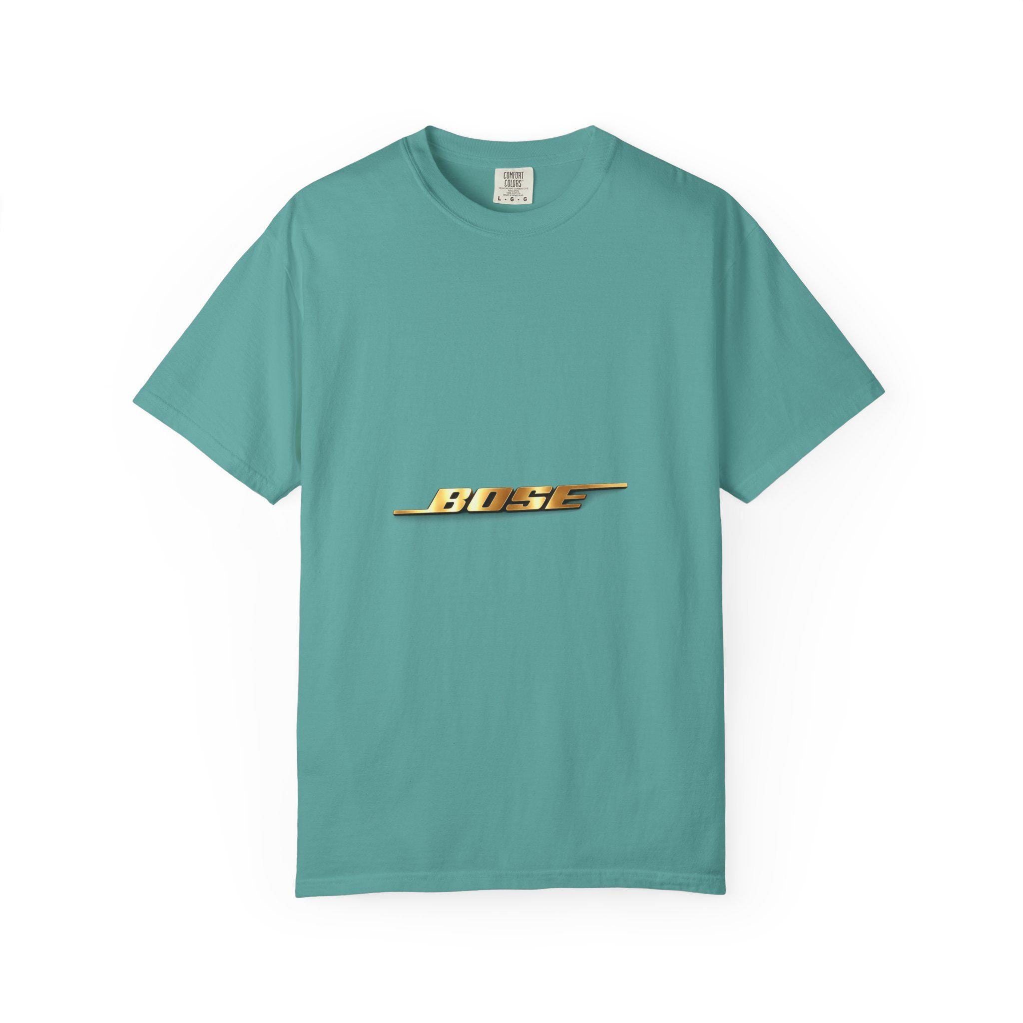 Retro Gold 'BOSS' Lightning Logo T-shirt | Vintage Moto Graphic