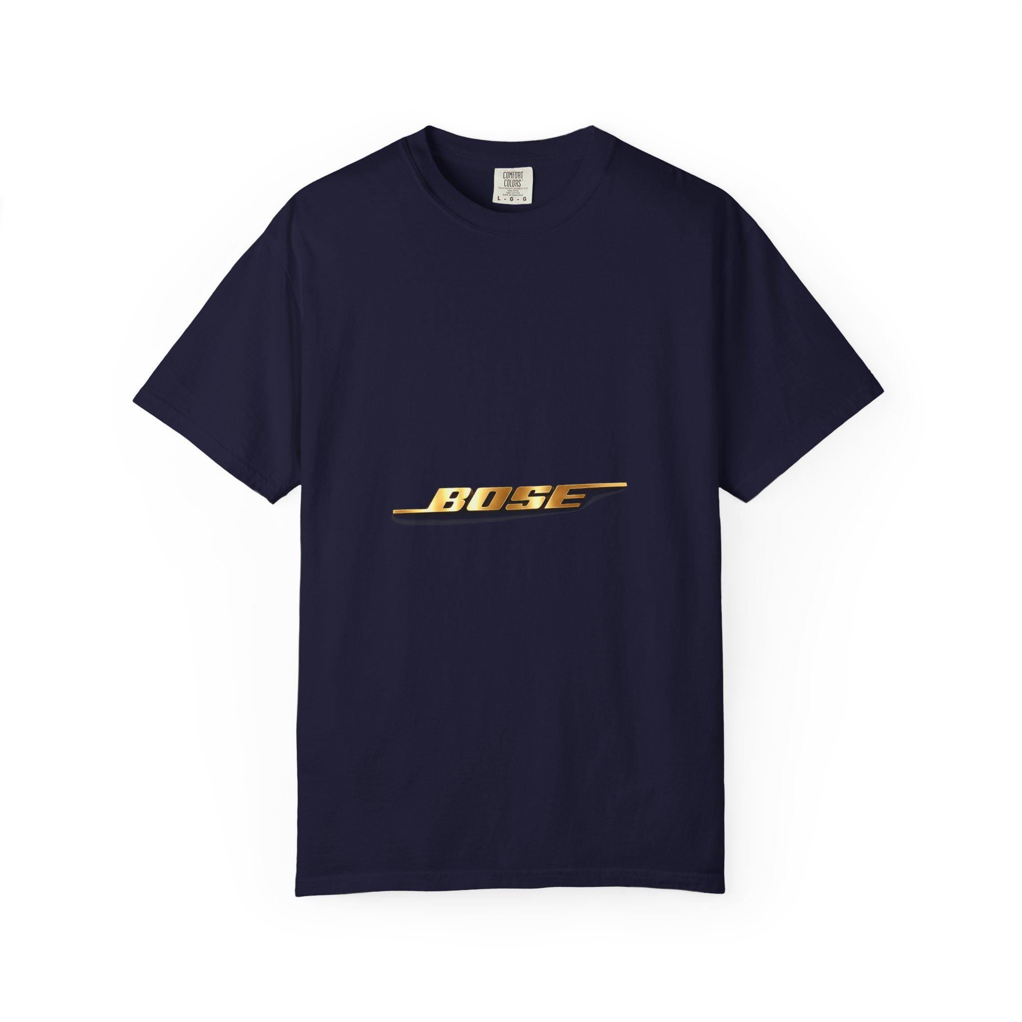 Retro Gold 'BOSS' Lightning Logo T-shirt | Vintage Moto Graphic