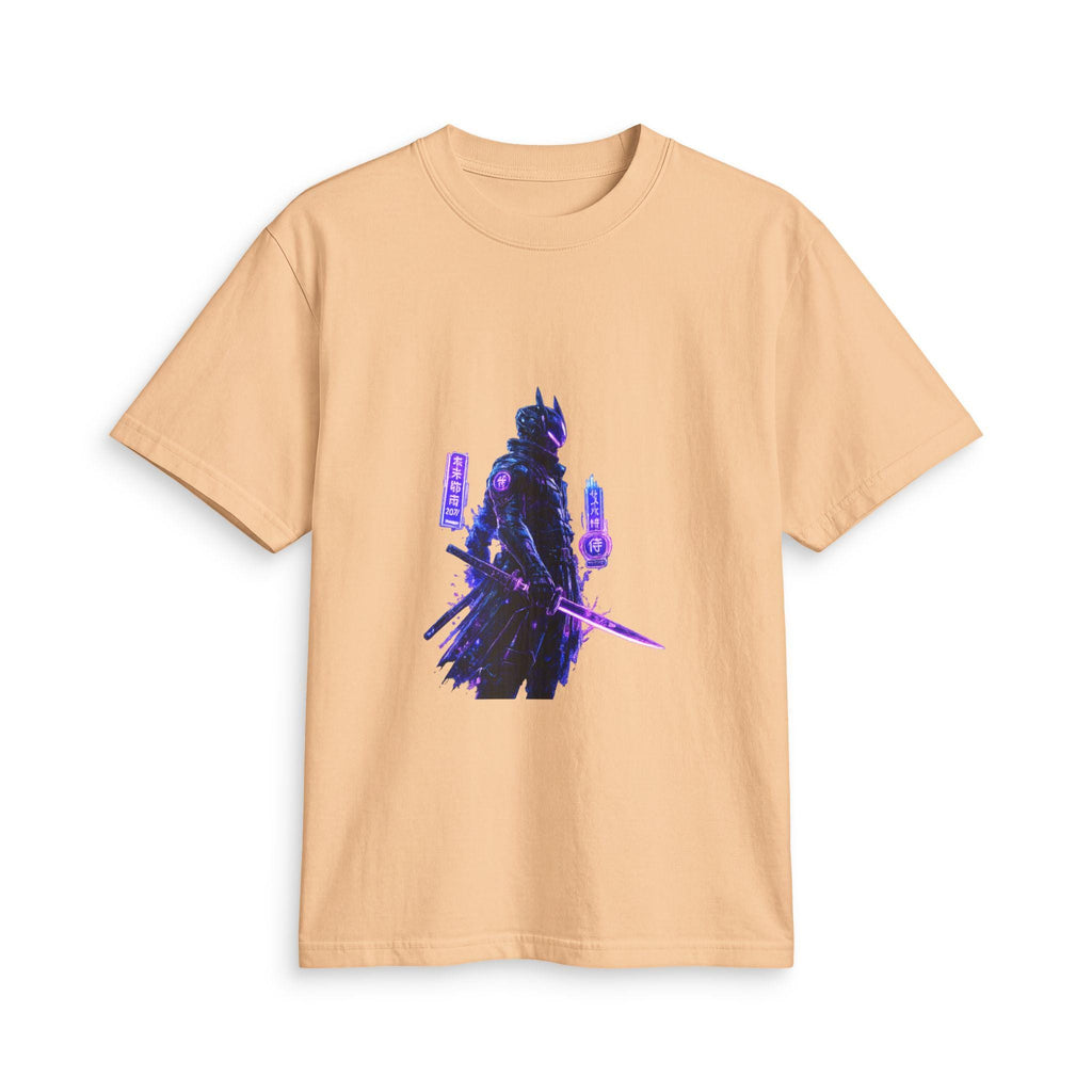 Neon Samurai T-Shirt | Cyberpunk Warrior Graphic Tee