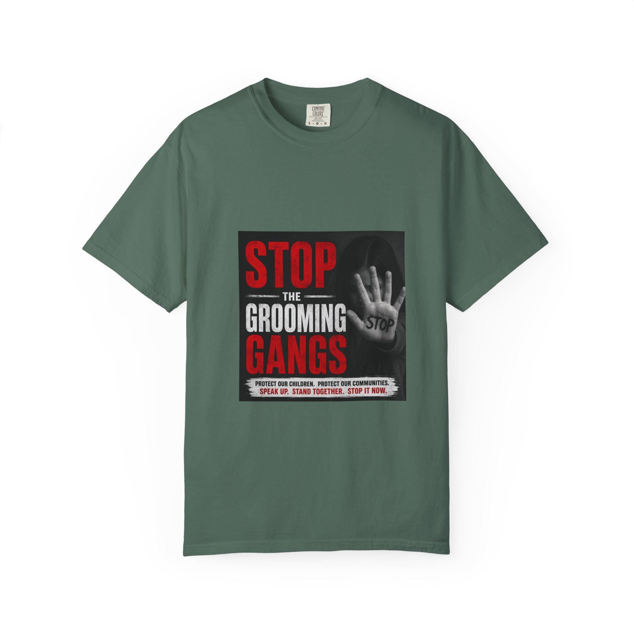 Stop the Grooming Gangs T-shirt | Anti-Grooming Awareness Tee