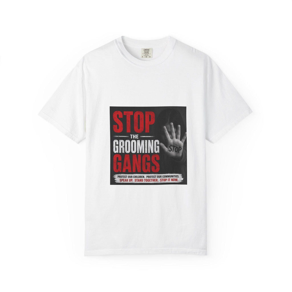Stop the Grooming Gangs T-shirt | Anti-Grooming Awareness Tee