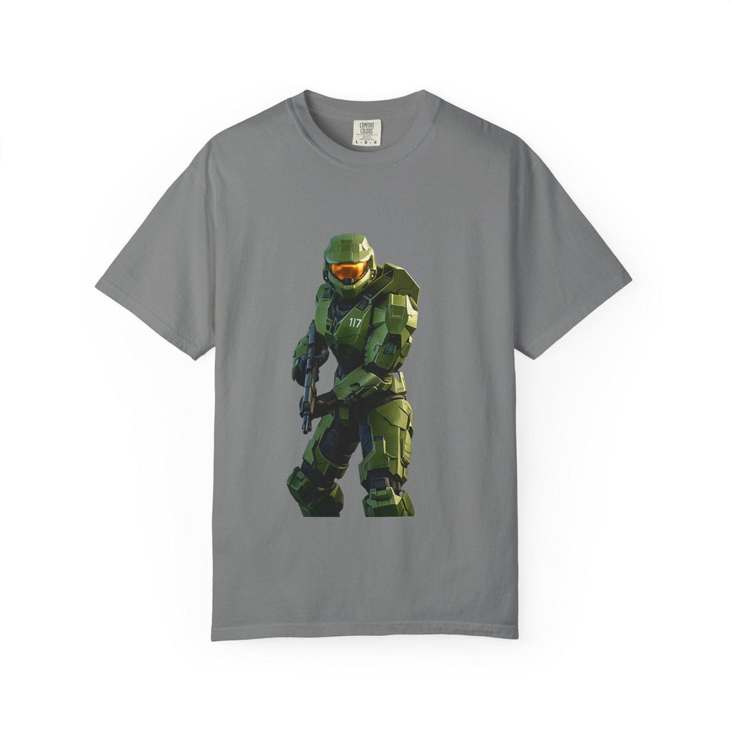 Master Chief Spartan Armor T-shirt | Sci-Fi Video Game Soldier Tee