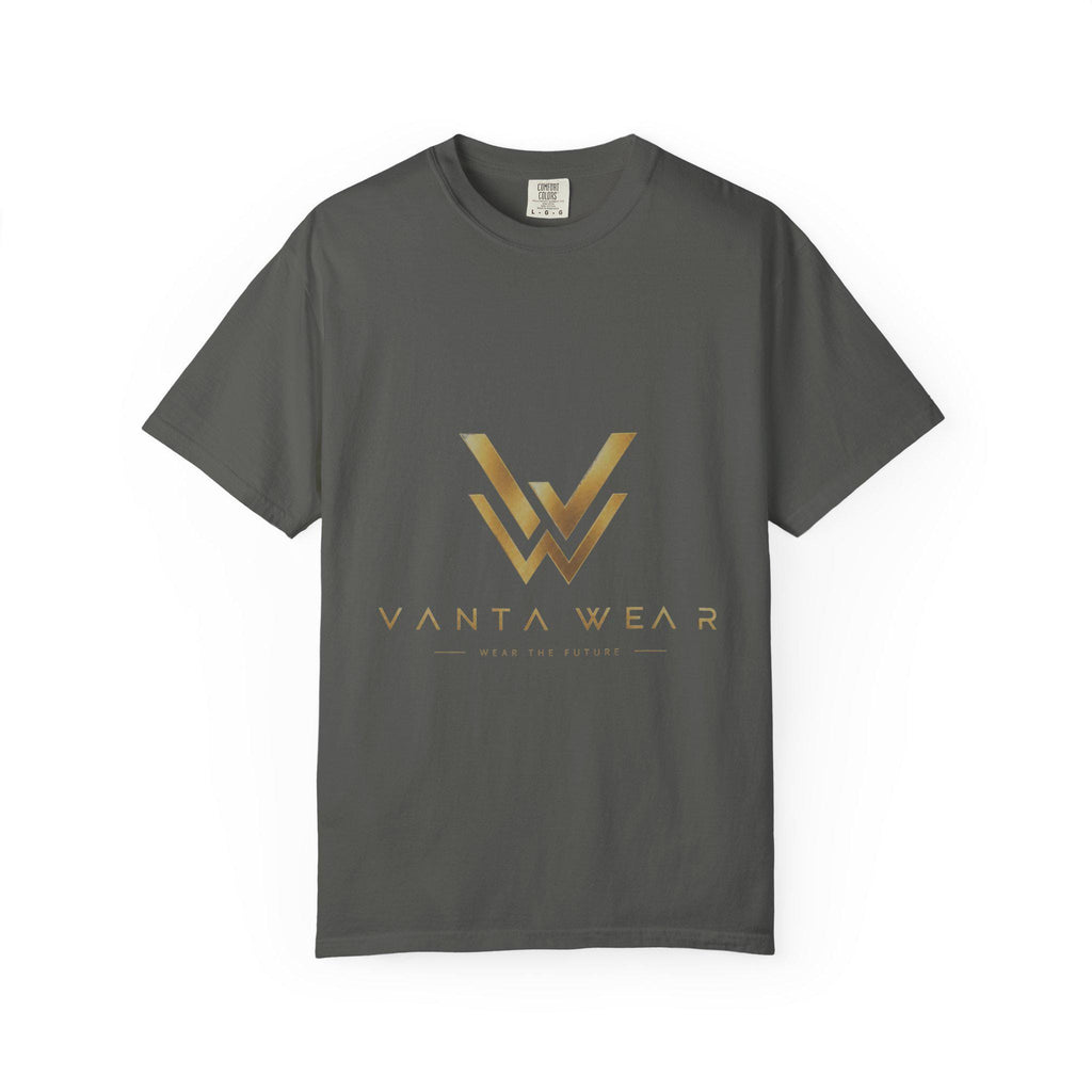 Vanta gold foil logo T-Shirt | minimalist monogram tee