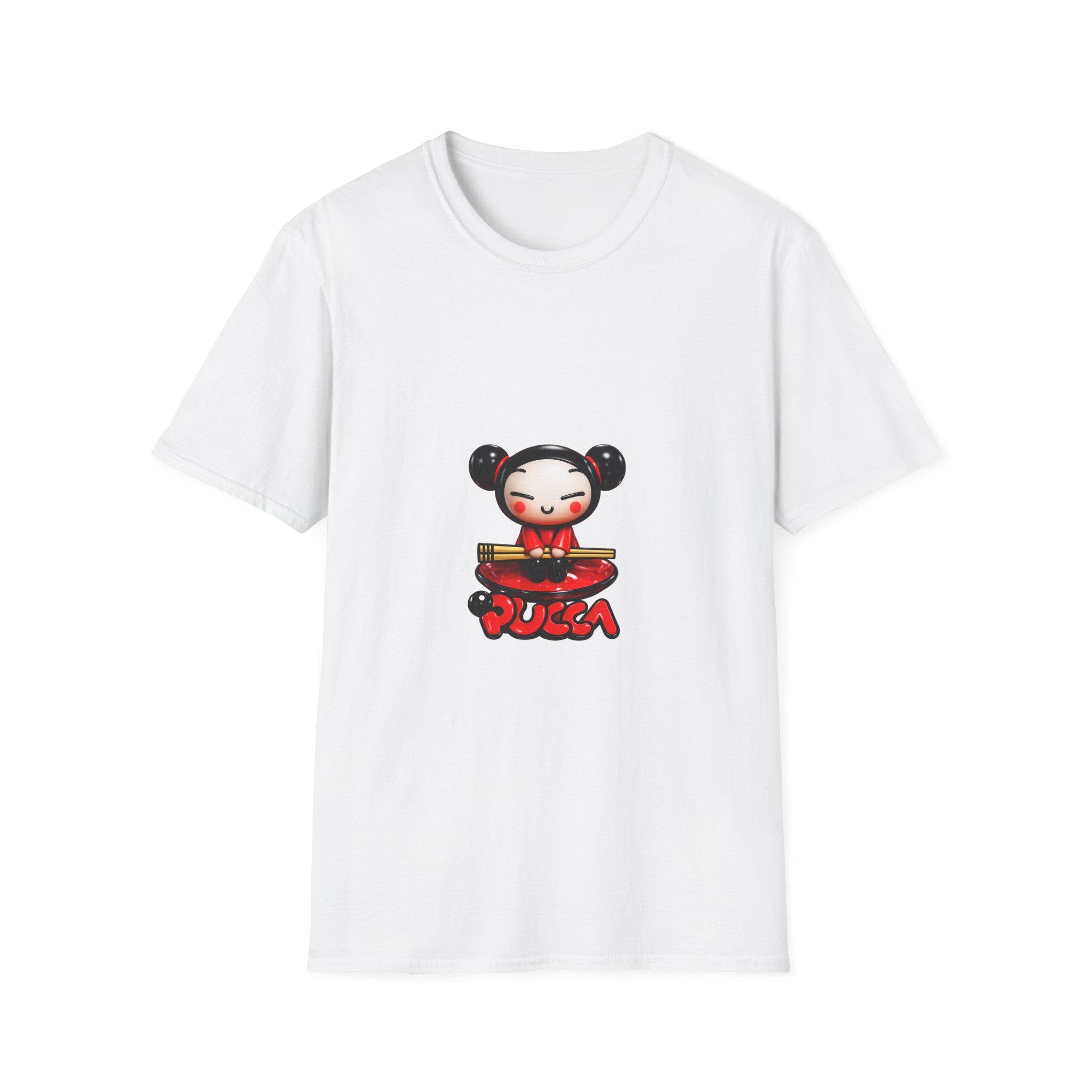 Pucca Character T-Shirt | Chibi Style Illustration Tee