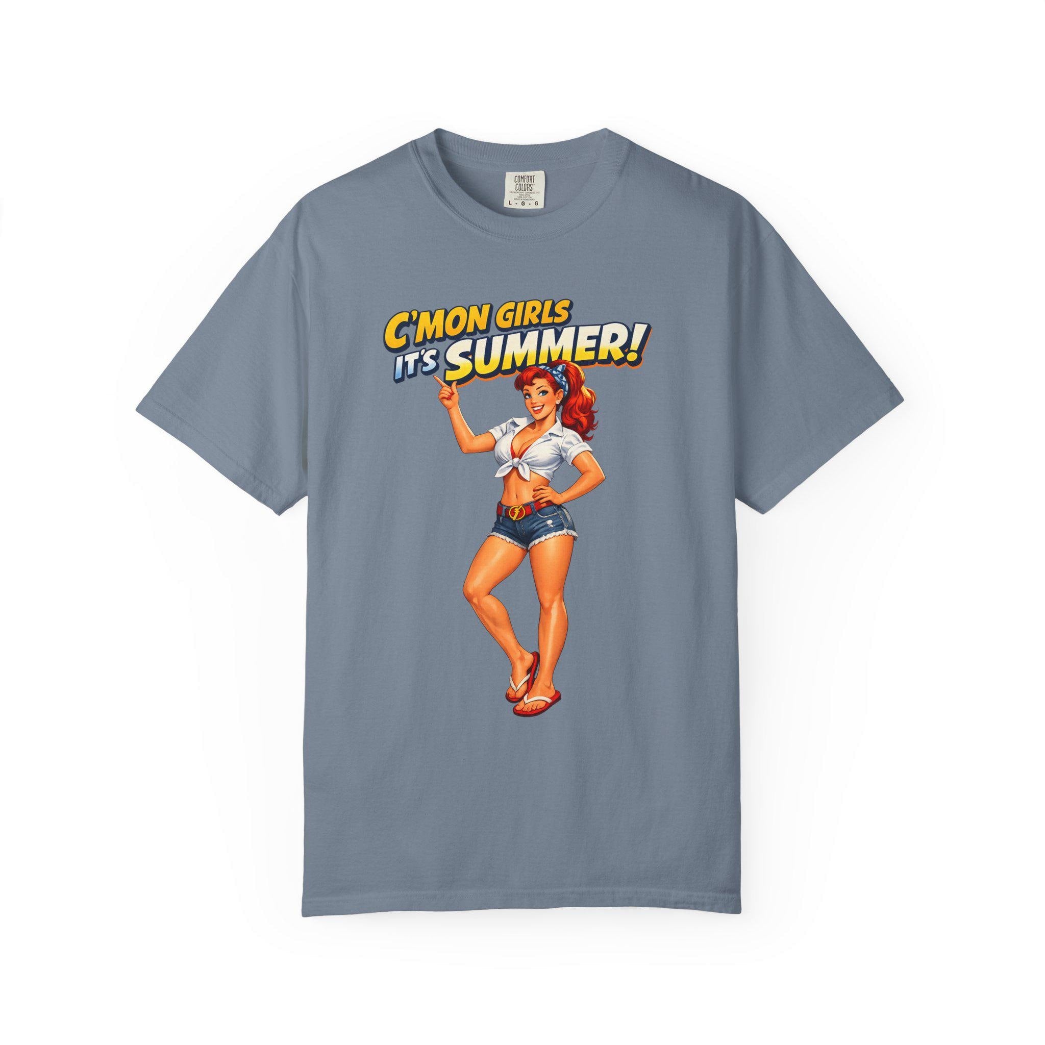 C'mon Girls It's Summer pinup tee | T-Shirt