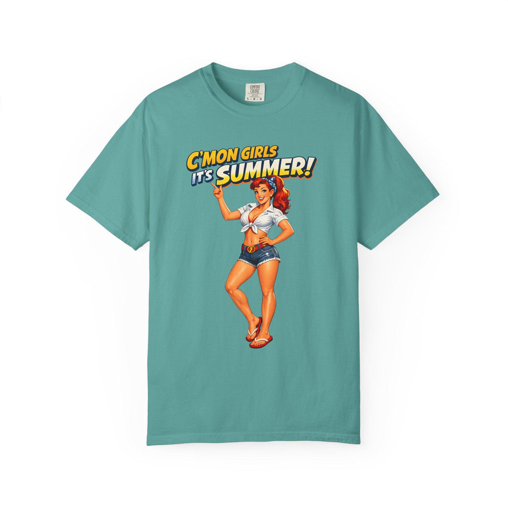 C'mon Girls It's Summer pinup tee | T-Shirt