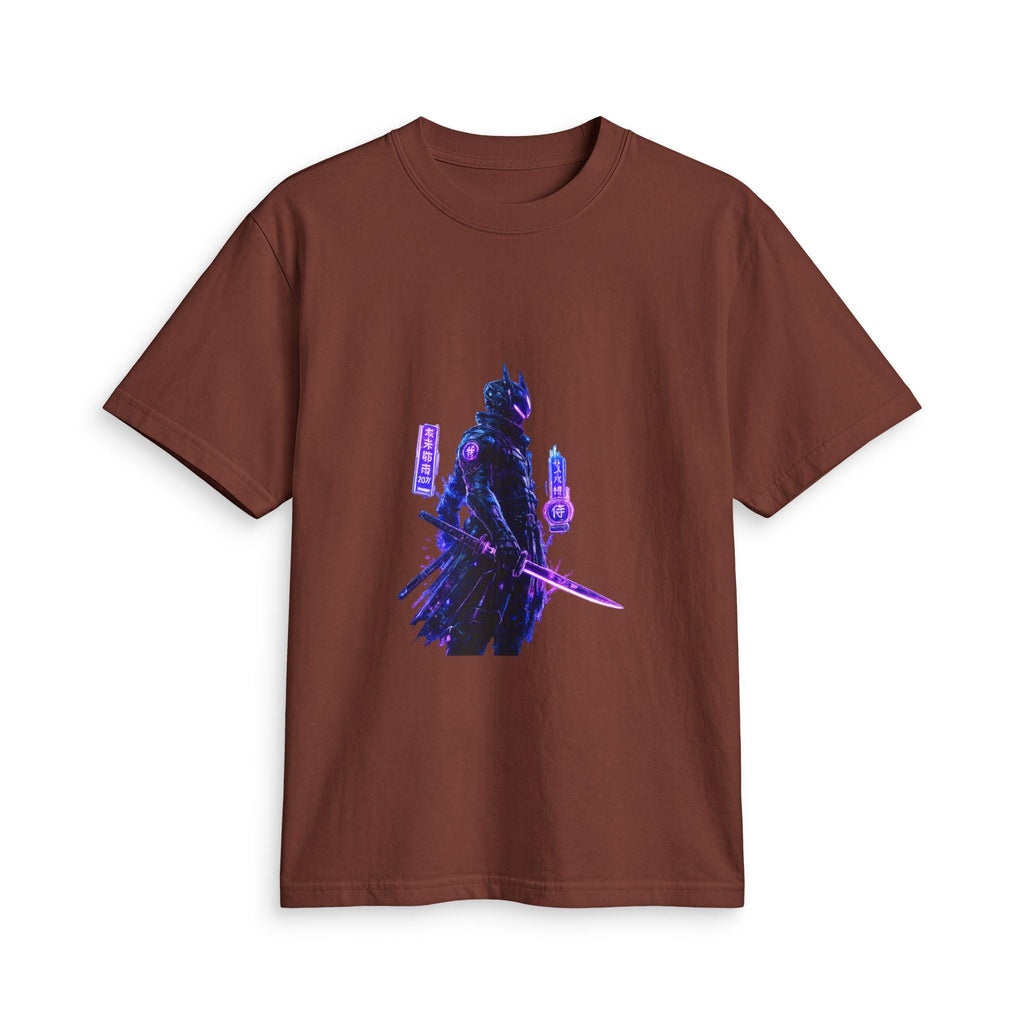Neon Samurai T-Shirt | Cyberpunk Warrior Graphic Tee