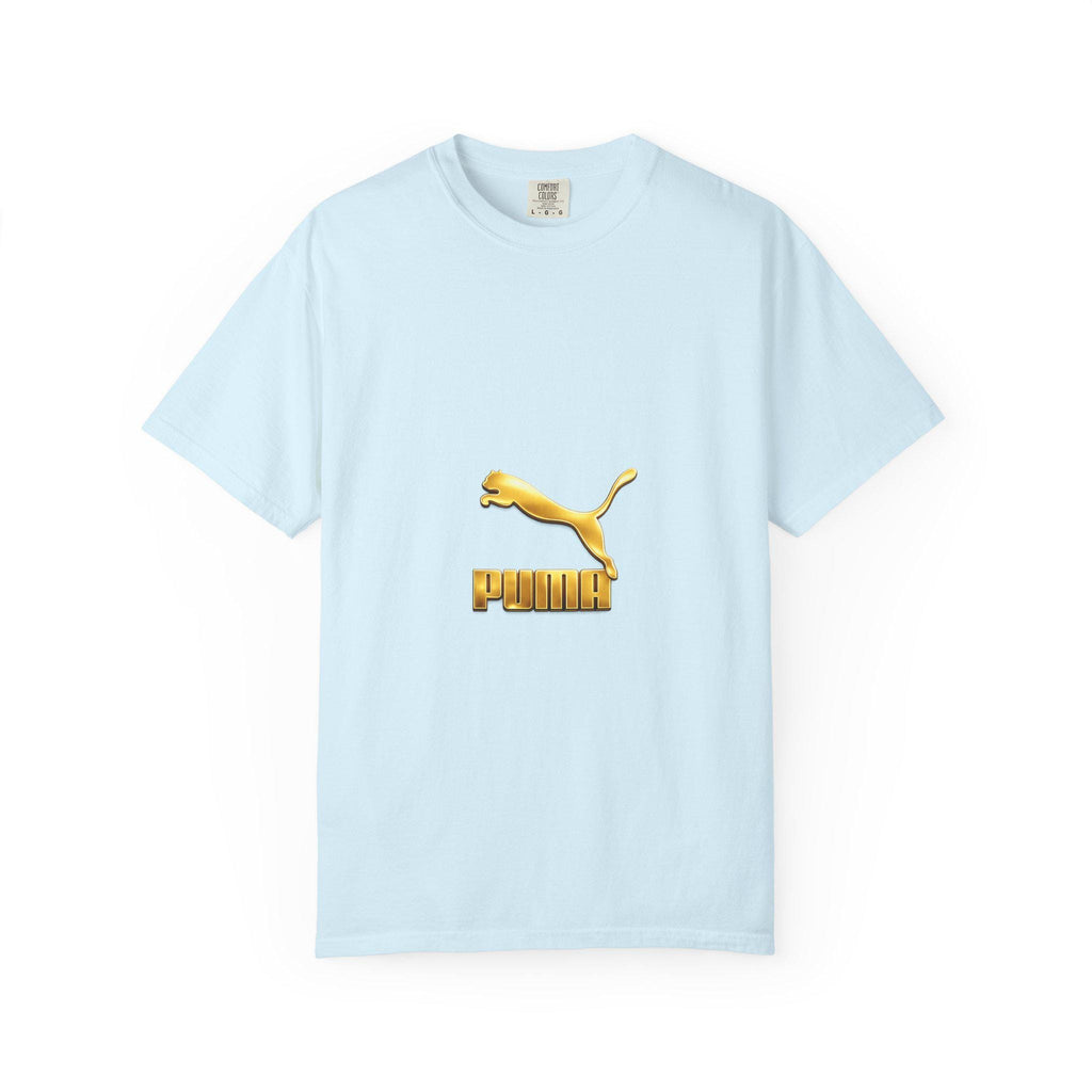 Gold Puma Logo T-shirt | Retro Sportswear Tee