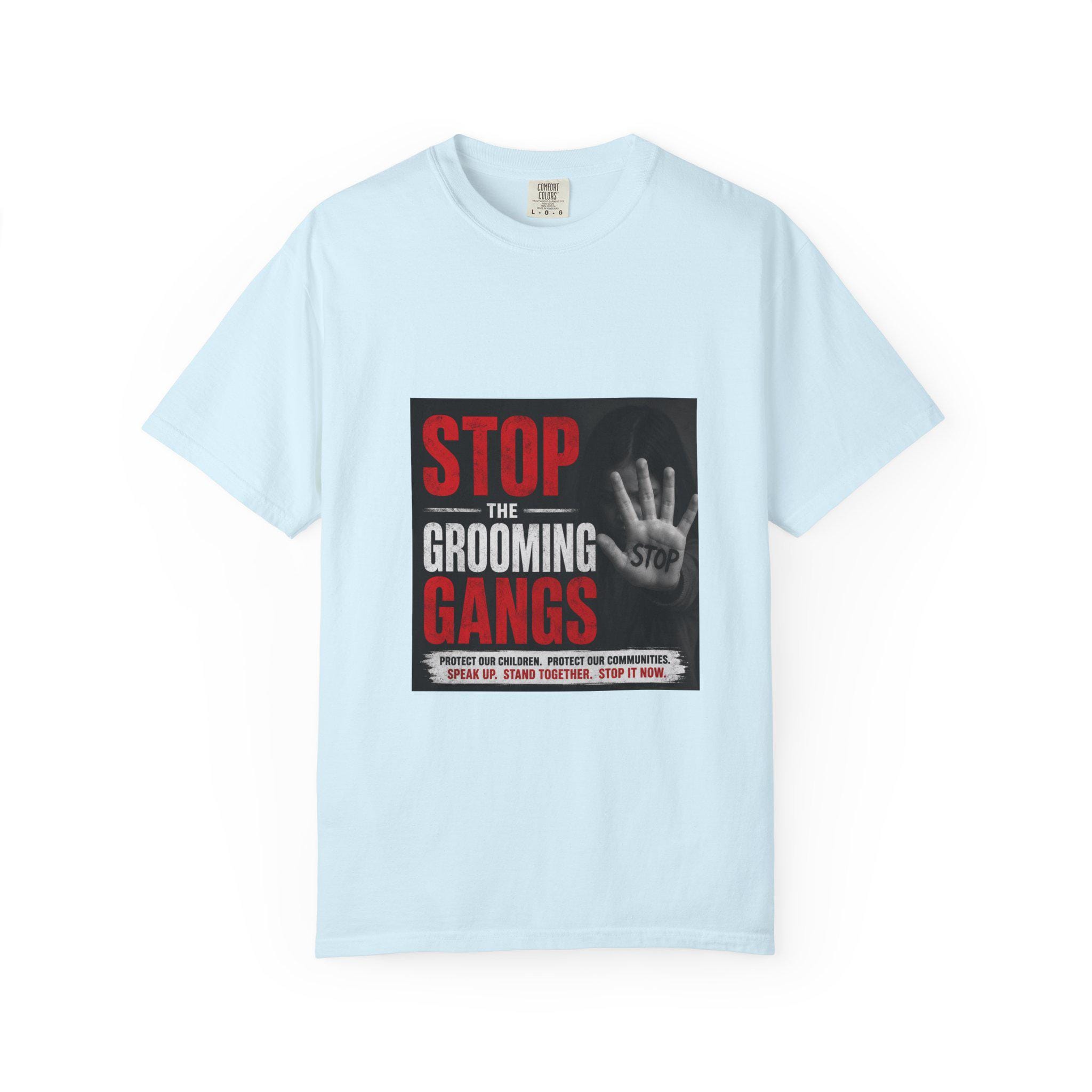 Stop the Grooming Gangs T-shirt | Anti-Grooming Awareness Tee