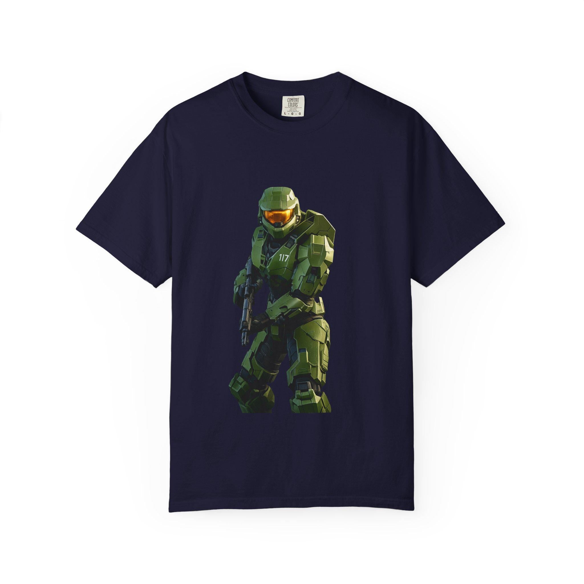 Master Chief Spartan Armor T-shirt | Sci-Fi Video Game Soldier Tee