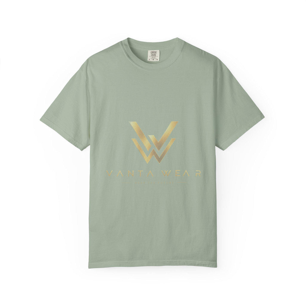 Vanta gold foil logo T-Shirt | minimalist monogram tee