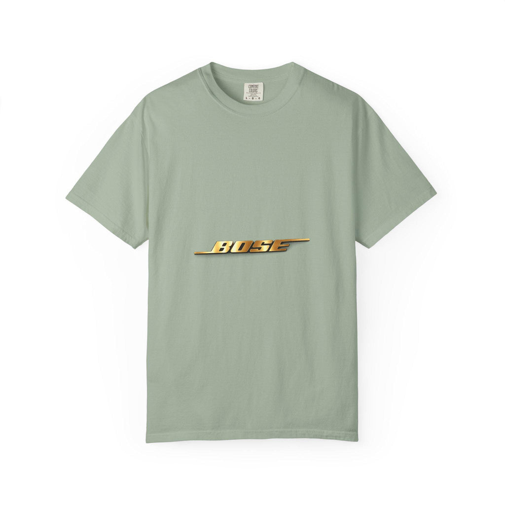Retro Gold 'BOSS' Lightning Logo T-shirt | Vintage Moto Graphic